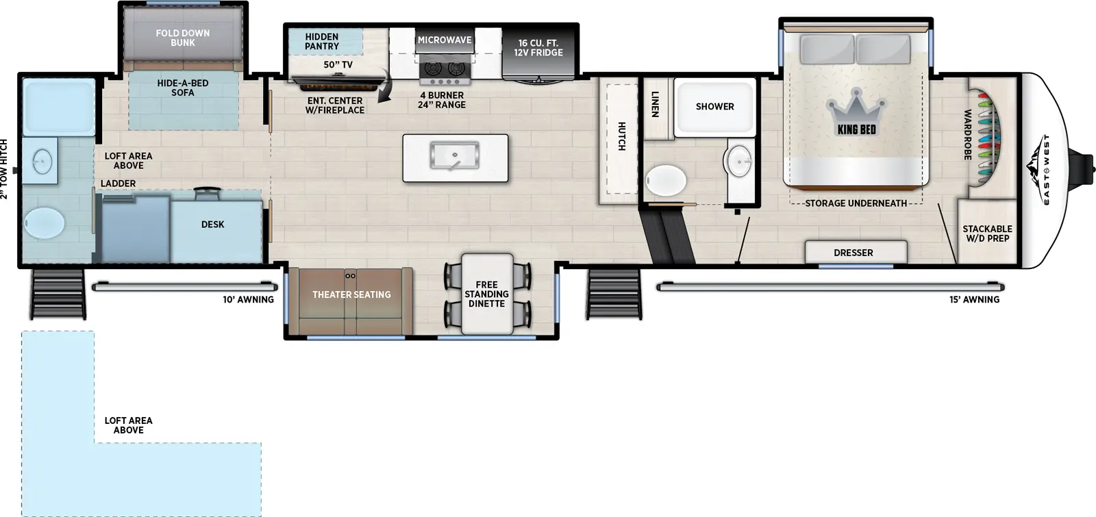Tandara 387BH Floorplan